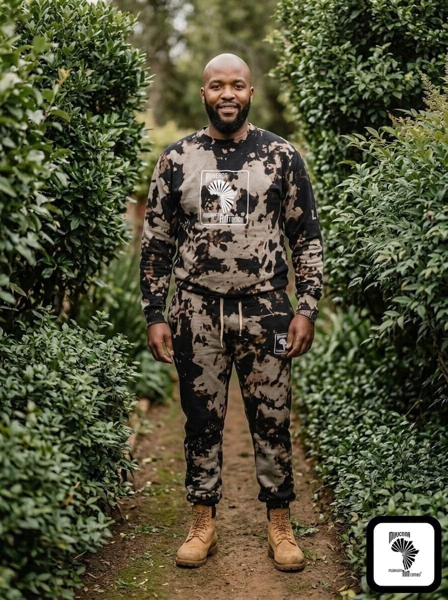 Camouflage unisex sweater suit